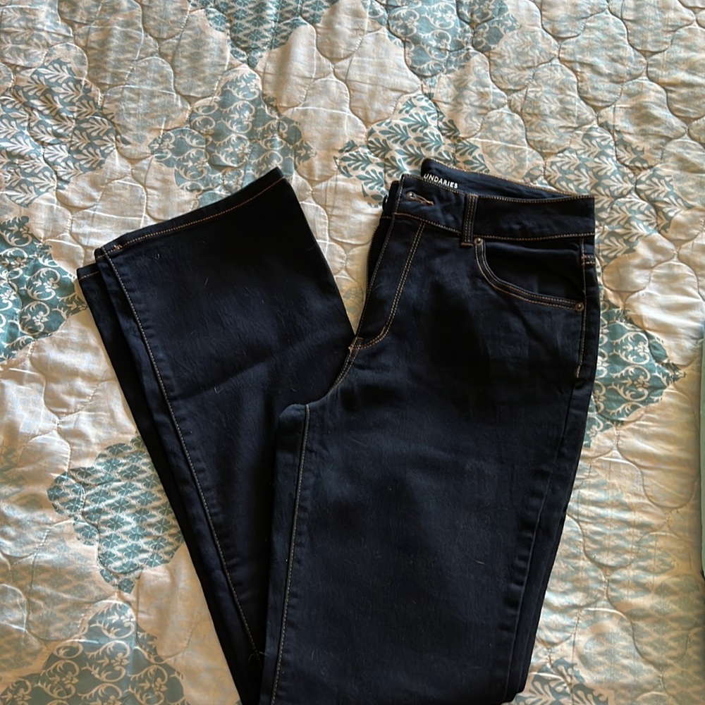 Never worn dark denim jeans